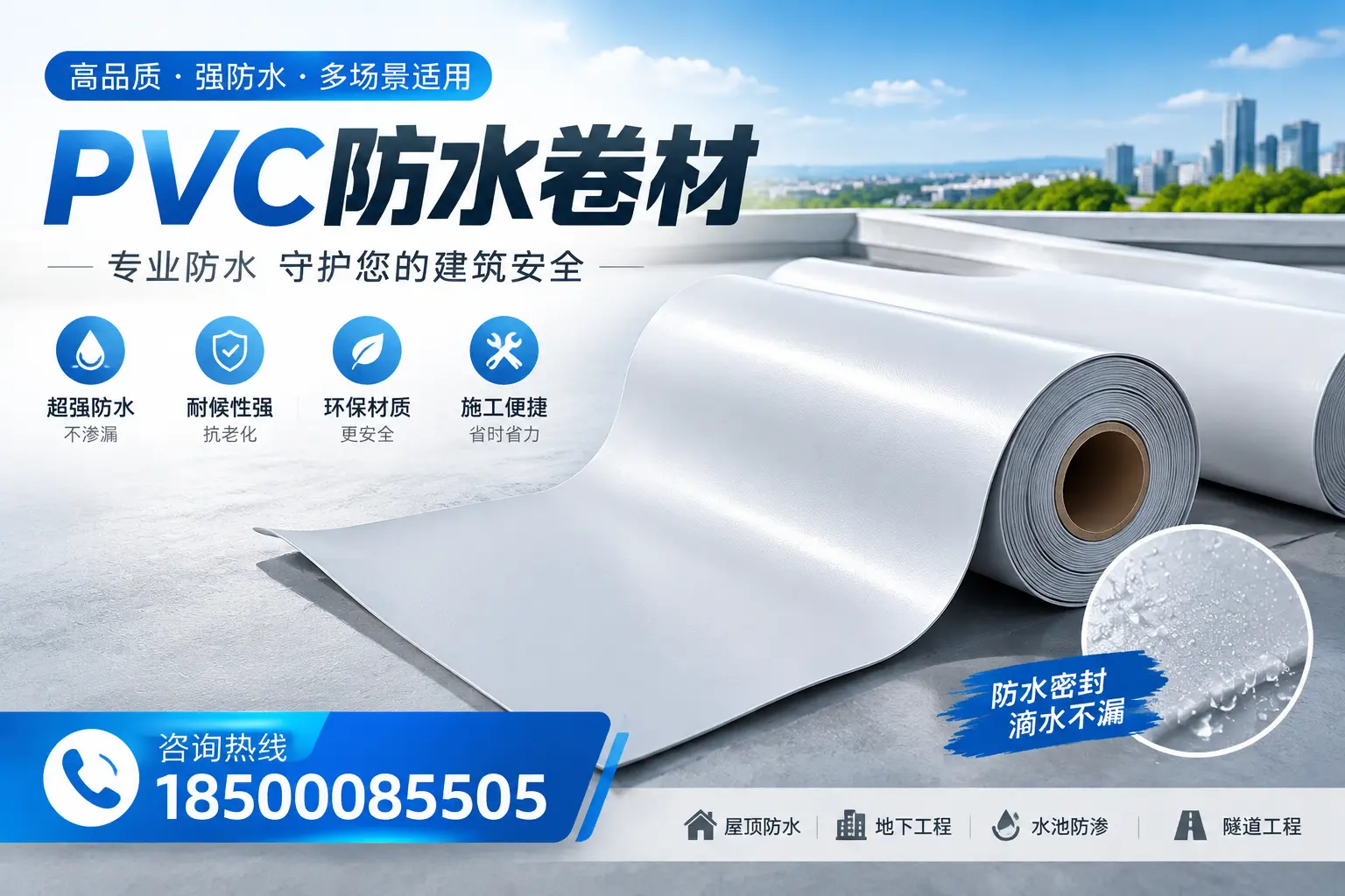 PVC防水卷材的市场竞争分析，上海品牌选择参考